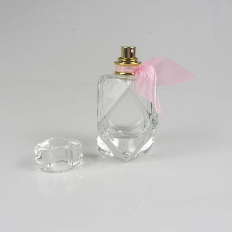 Fashionable Empty Spray Pump Glass Perfume Bottle 55ml