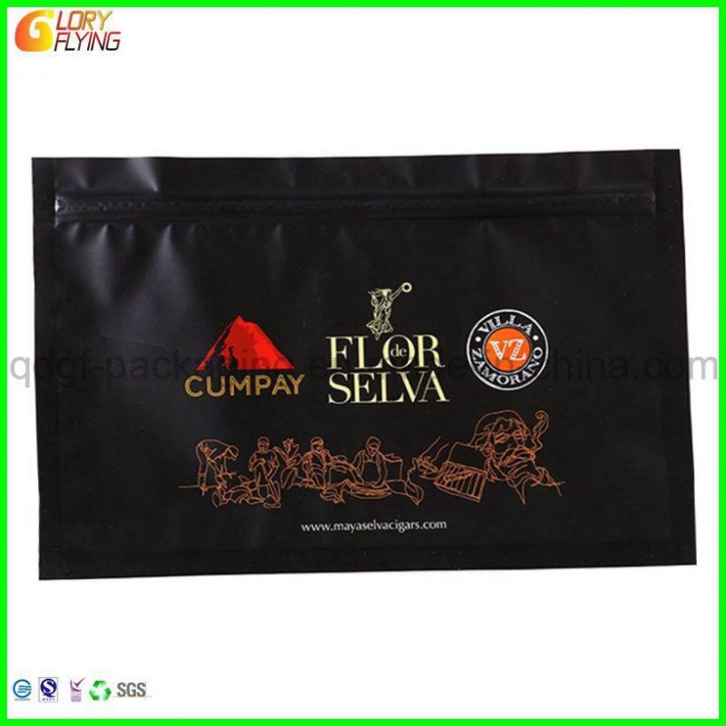 Semi-Transparent Tobacco Bag, Sealed Zipper Tobacco Bag