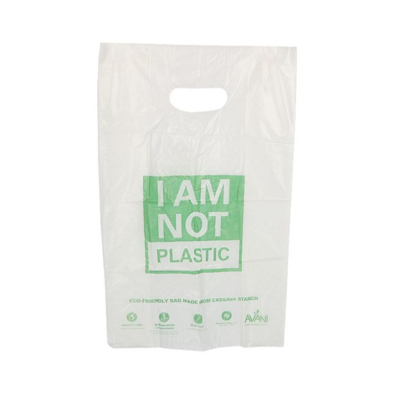 Corn Starch Made Biodegradable Supermarket Plastic Shopping Bags