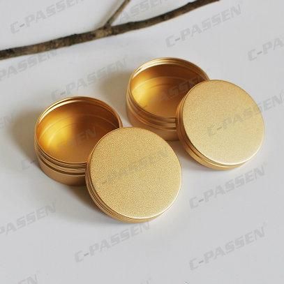 Food Grade Inner Coated Aluminum Metal Jar for Cosmetic Packaging