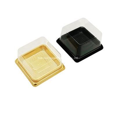 Square Clear Plastic Blister Moon Cake Container Cupcake Box