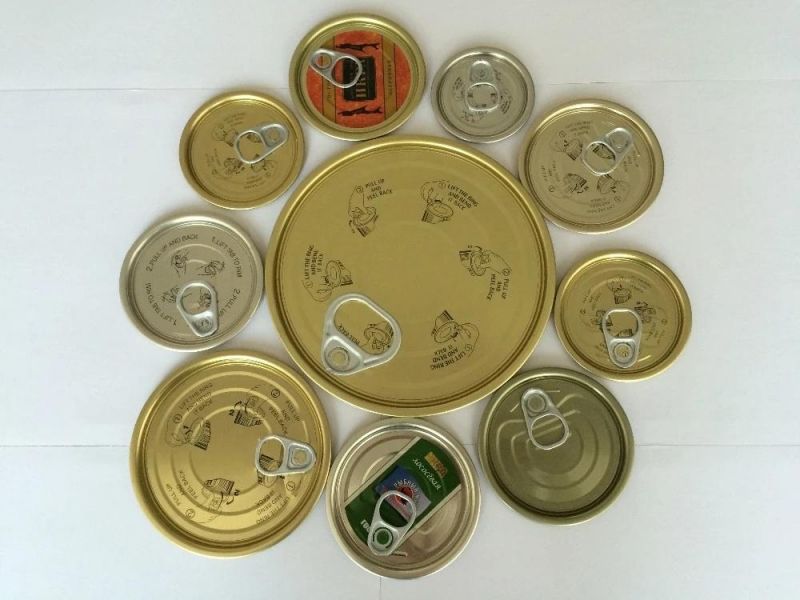 Manufacturers Wholesale Sell Food Grade Tinplate Normal Easy Open Lid for Food Tin Can The Food Packaging Seal