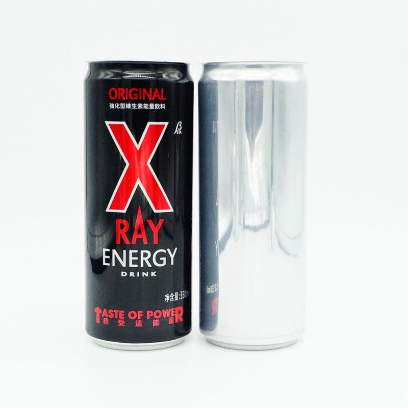 Aluminum 11.3oz Energy Drinks Cans with 202 Ends