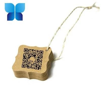 Special Design Paper Clear Hangtag for Clothing