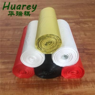 China Factory Disposableldpe HDPE Black Garbage Packaging Plastic Bag