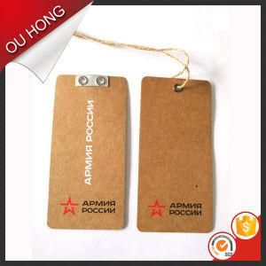 Hot China Clothing Garment Hang Tag Custom Hangtag