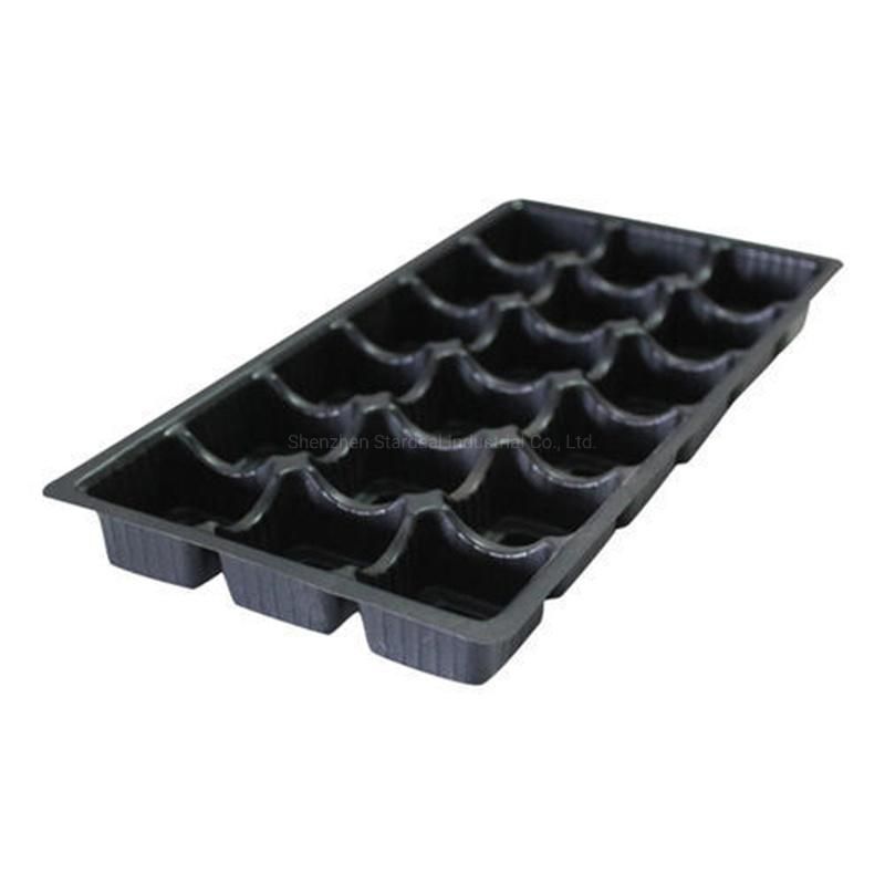 Customized Food Packaging Pet Plastic Chocolate Trays with Divider