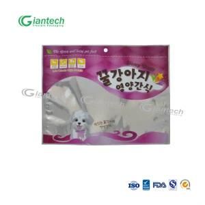 VMPET Transparent Three Side Seal Pouch for Pet Food