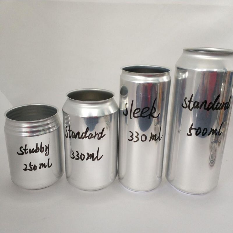 330ml Sleek Energy Drink Can with 202 Lid