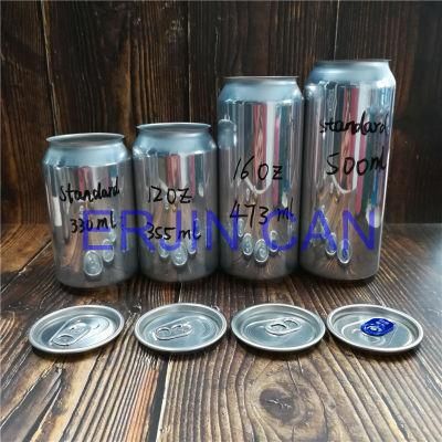 Standard 11.15 Oz 11.3 Oz 330ml 12 Oz 355ml 355cc 16 Oz 473ml 473cc 500ml 500cc 16.9oz Aluminum Can
