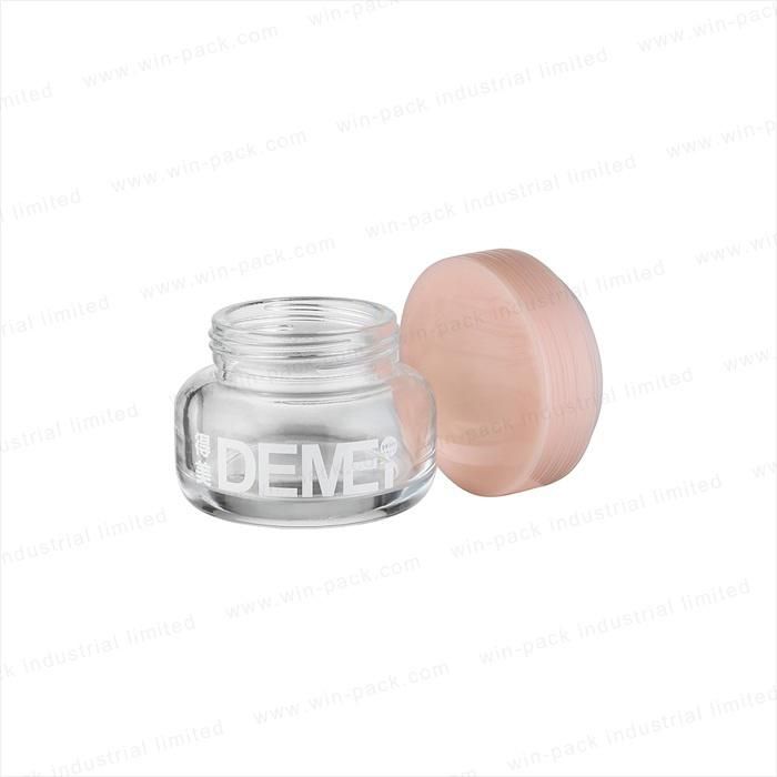 Original Blue Color Glass Jar Cosmetic Packaging Empty Glass Cream Jar for Skin Care