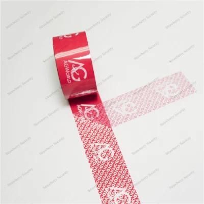 50# Pet Sealing Tamper Evident Security Labels Custom Void Sticker Tape