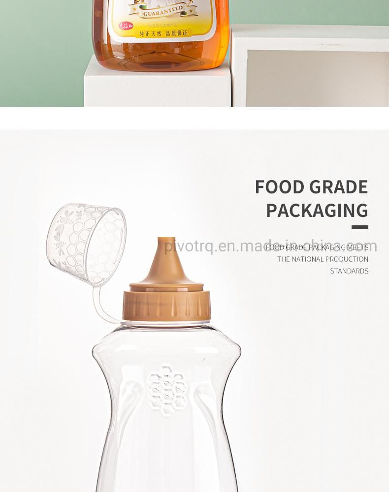 500g 800g 1000g Squeeze Bottle with Food Grade Pet for Honey Packaging