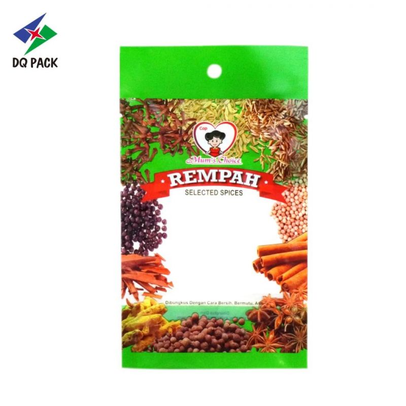 Customized Printing Heat Seal Three Side Seal Bag for Food