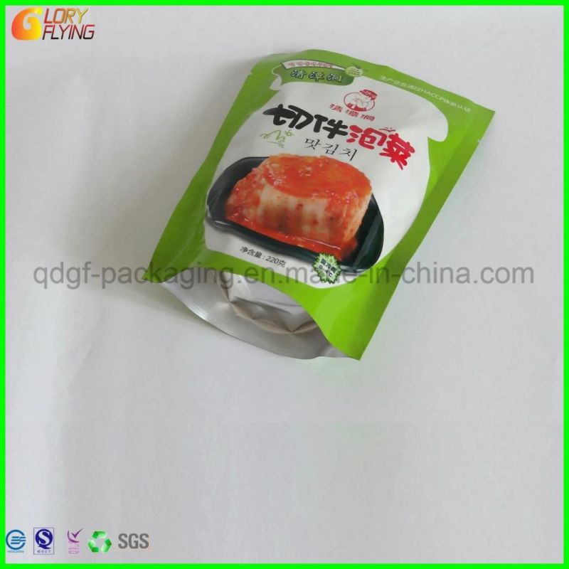 Food Packaging Zipper Bag for Packing Chili/Plastic Packaging with Clear Window