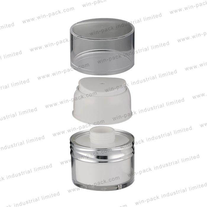 Add to Comparesharecustom 30g 50g Skin Care Empty Fancy Pretty Airless Acrylic Jar with High Quality Low Price