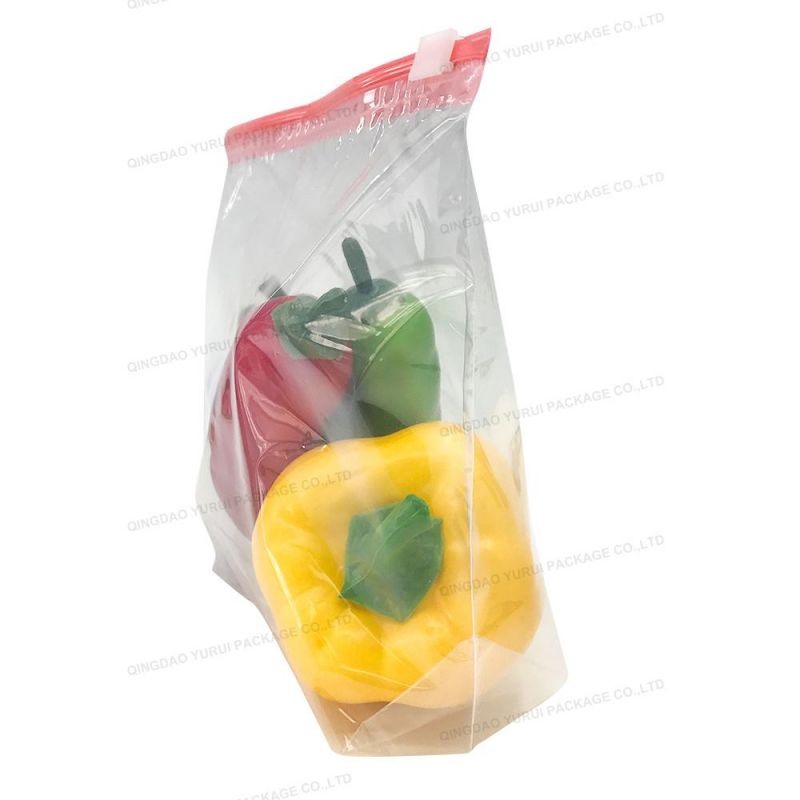 Food Grade Slider Ziplock Bags Plastic Packaging LDPE Slider Reclosable Bag