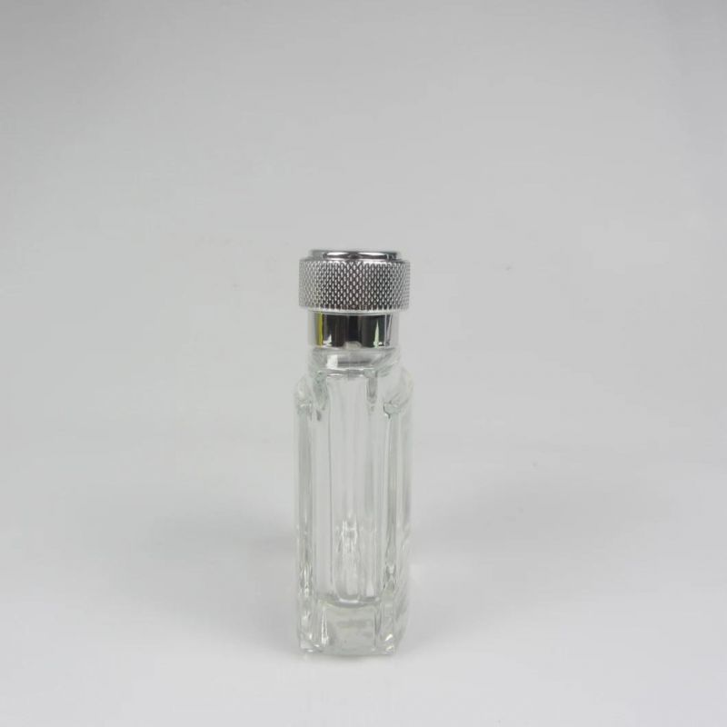 Square Clear 100 Ml Glass Perfume Spray Bottle