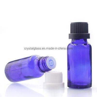 Gold Cap Empty Essential Oil 5ml15ml 20ml 30ml 50ml 100ml Blue Glass Dropper Bottles