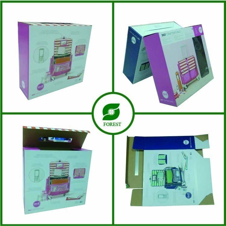 Plastic Handle Carton Packing Box for Shipping