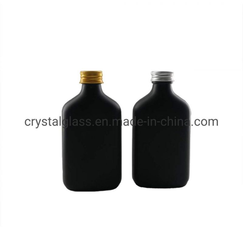 50ml 100ml 200ml 250ml 350ml 500ml Customized Flat Flask Milk Glass Drinks Bottle Juice Cold-Brew Coffee Glass Bottle