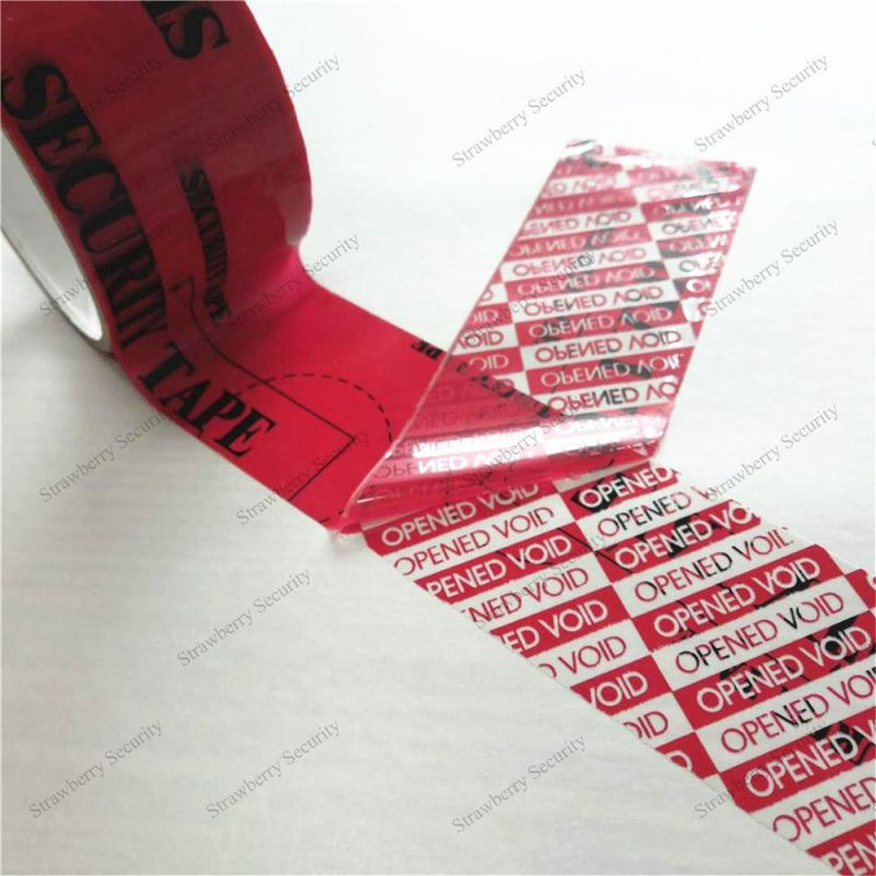 Pet Security Seal Tamper Evident Transfer Void Open Tape