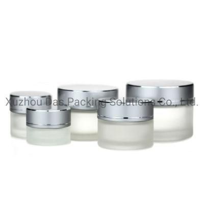 Wholesale 5ml 10ml 15ml 30ml 50ml 100ml Cosmetic Glass Jar 5g 10g 15g 20g 30g 50g 100g Glass Jar Frosted Glass Cosmetic Jars