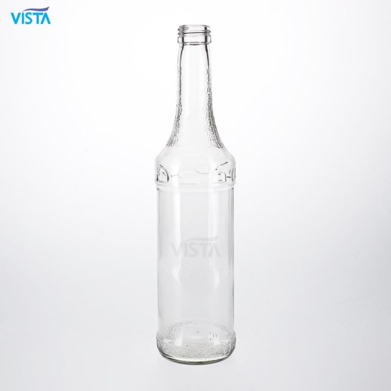 700ml Vodka Normal Flint Glass Bottle Screw Cap