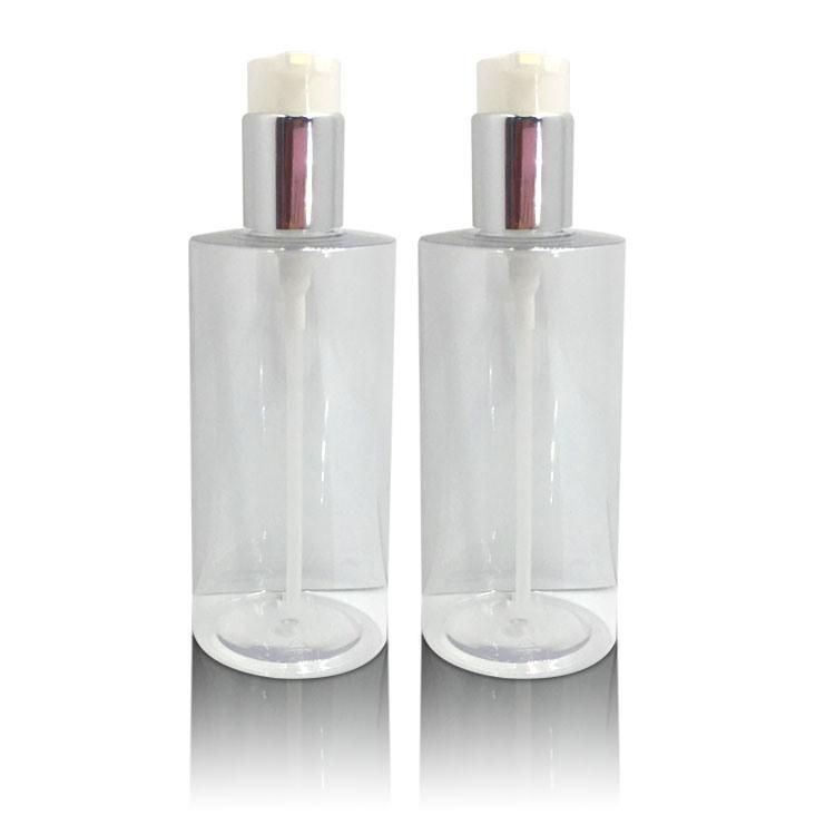 250ml Professional Lotion Pump Transparent Forsted Pet Bottle