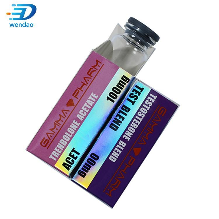 3D Hologram Medicine Vial Paper Box Medicine Packaging