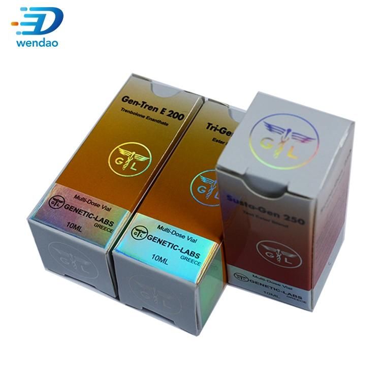 Wholesale Free Sample 10ml Vials Box Steroids 10ml Vial Box