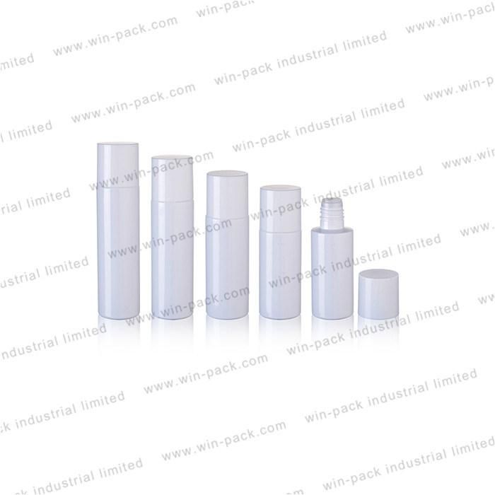 Wholesale New Cosmetic Packaging Import White Acrylic Lotion Bottle 100ml 120ml 135ml 150ml Toner Pet Bottle with Stopper for Skincare Packing