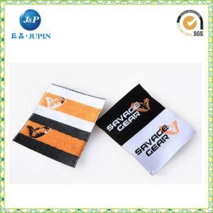 High Quality Customized Satin Damask Woven Clothing Label (JP-CL007)