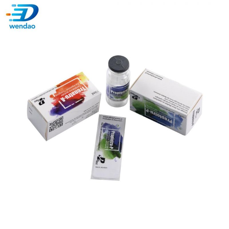 Custom Medical Perfume Gift Cosmetic Packaging 10ml Vial Label Box Maker