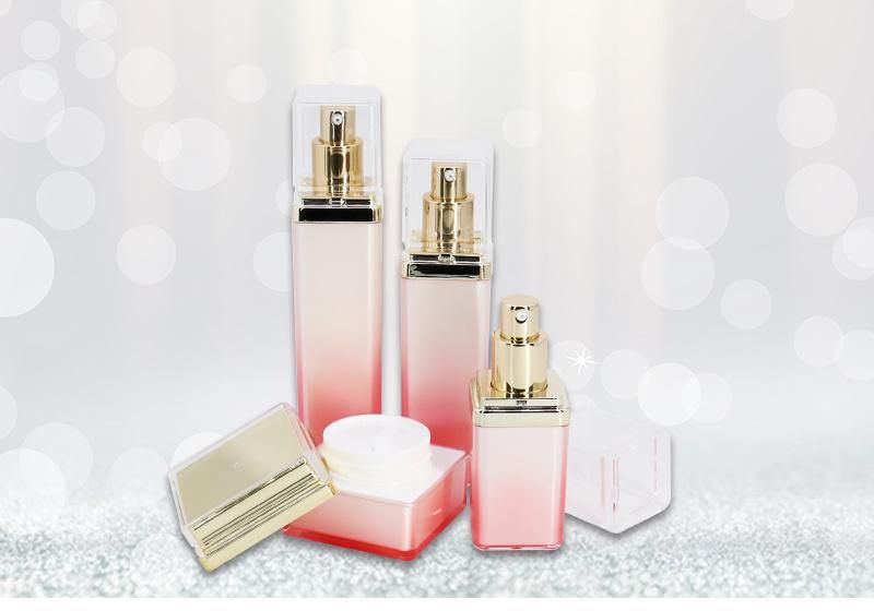 High Luxury Customs Acrylic Cosmetic Lotion Bottles and Cream Jars