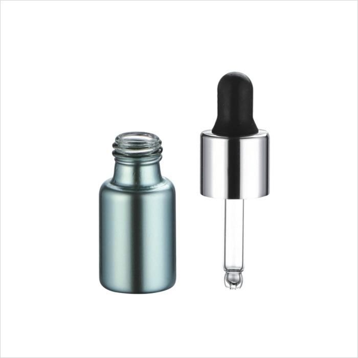 Glass Dropper Bottle 5ml 8ml 10ml 12ml 15ml Shiny Blue Empty Bottle for Essential Oil