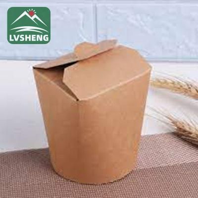Takeaway Noodle Box Biodegradable Food Packaging Paper Box