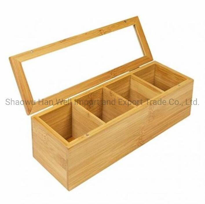 Four Compartment Kitchen Seasoning Box for Packing Spice