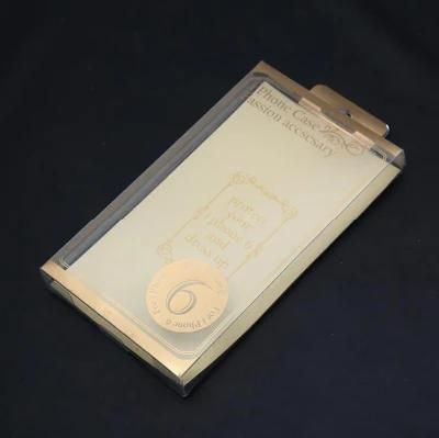 Custom PVC Plastic Folding Box Mobile iPhone Shell Packaging Box