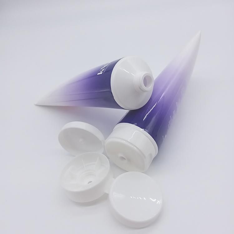 Plastic Shampoo Shower Gel Packaging Tube with Flip Cover