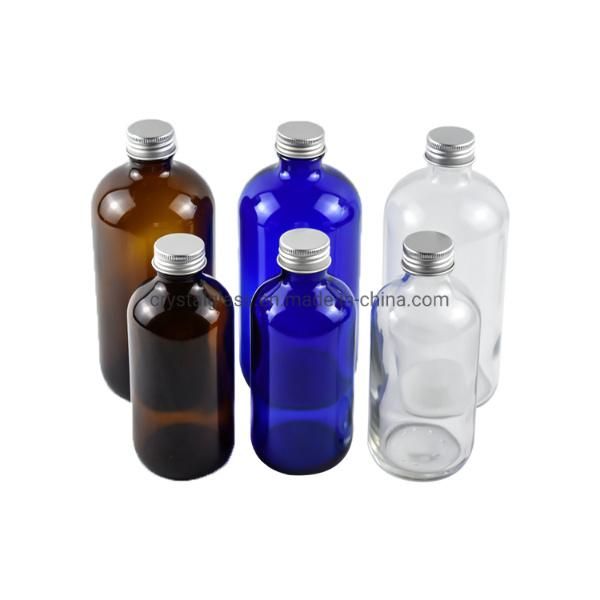 Empty OEM 12oz Glass Juice Bottle 500ml with Customize Printing