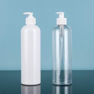 Plastic Pet Lotion Pump 500ml Round Shoulder Bottle