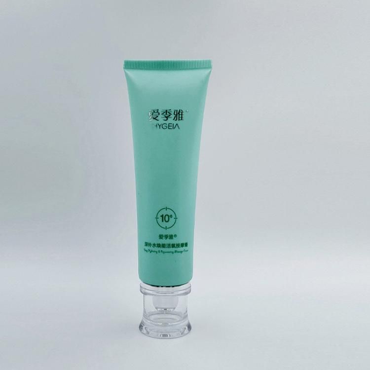 Plastic Tube Plastic Cosmetic Packaging Tube with Flip Top