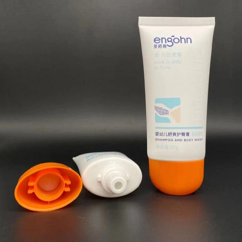 30ml Hand Cream Flexible PE Tube Packing Container with Octagon Cap