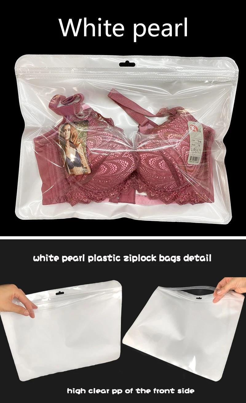 PP Transparentbig Size Zipper Bag Plastic Clothing Packaging Bag