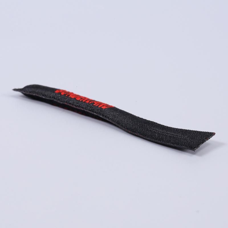 Garment Accesssories Manufacturer Fabric Filling Custom Woven Zipper Puller for out-Door Wear