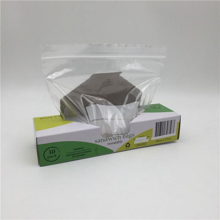 Food Grade Reclosable Plastic Zip Lock Quart Size Freezer Bags