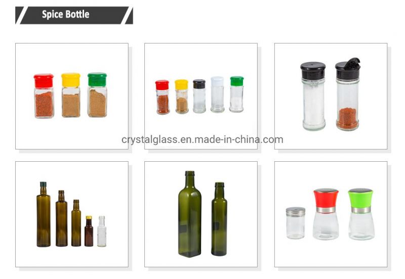 240ml 350ml 500ml Glass Cooking Oil Bottle for Olive Oil