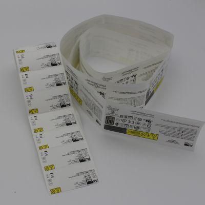 Professional Custom Adhesive Label Sticker Printing Glossy Self Adhesive Label with Paper Material