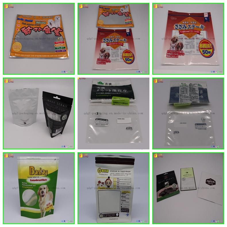 Standing Zipper 2.5kg-5kg Tofu Cat Litter Spout Bag Food Packaging Three-Side Sealing Plastic Bags Pets Doypack Bags